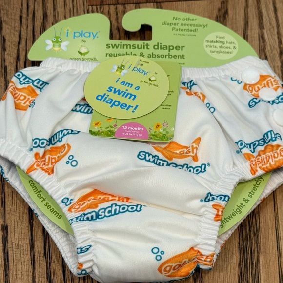 i play. Swim Diaper - Goldfish swim school Design - Picture 1 of 3